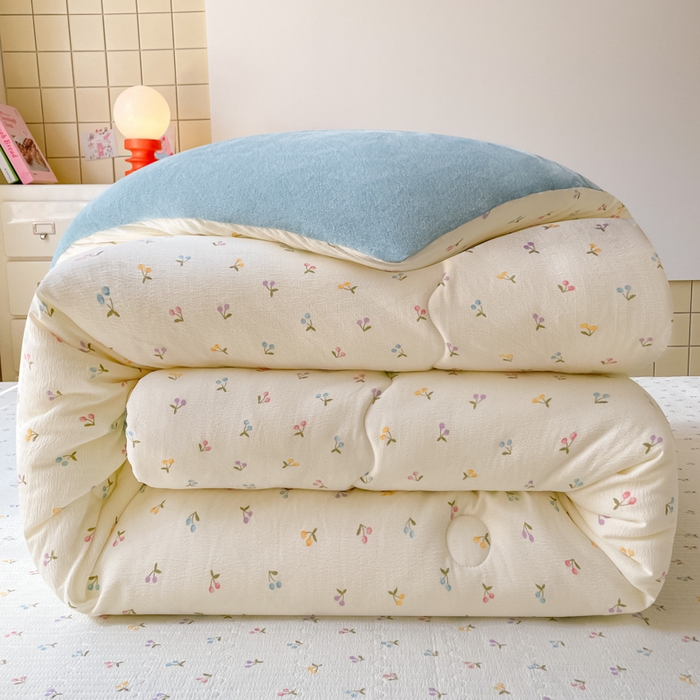 91家纺网 家纺一手货源 找家纺 （总）铺尚美家纺 2025新款A类云感懒人冬季一体被被子被芯床盖四件套