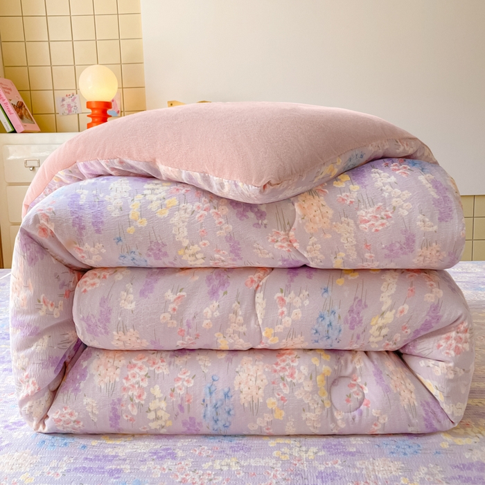 91家纺网 家纺一手货源 找家纺 （总）铺尚美家纺 2025新款A类云感懒人冬季一体被被子被芯床盖四件套