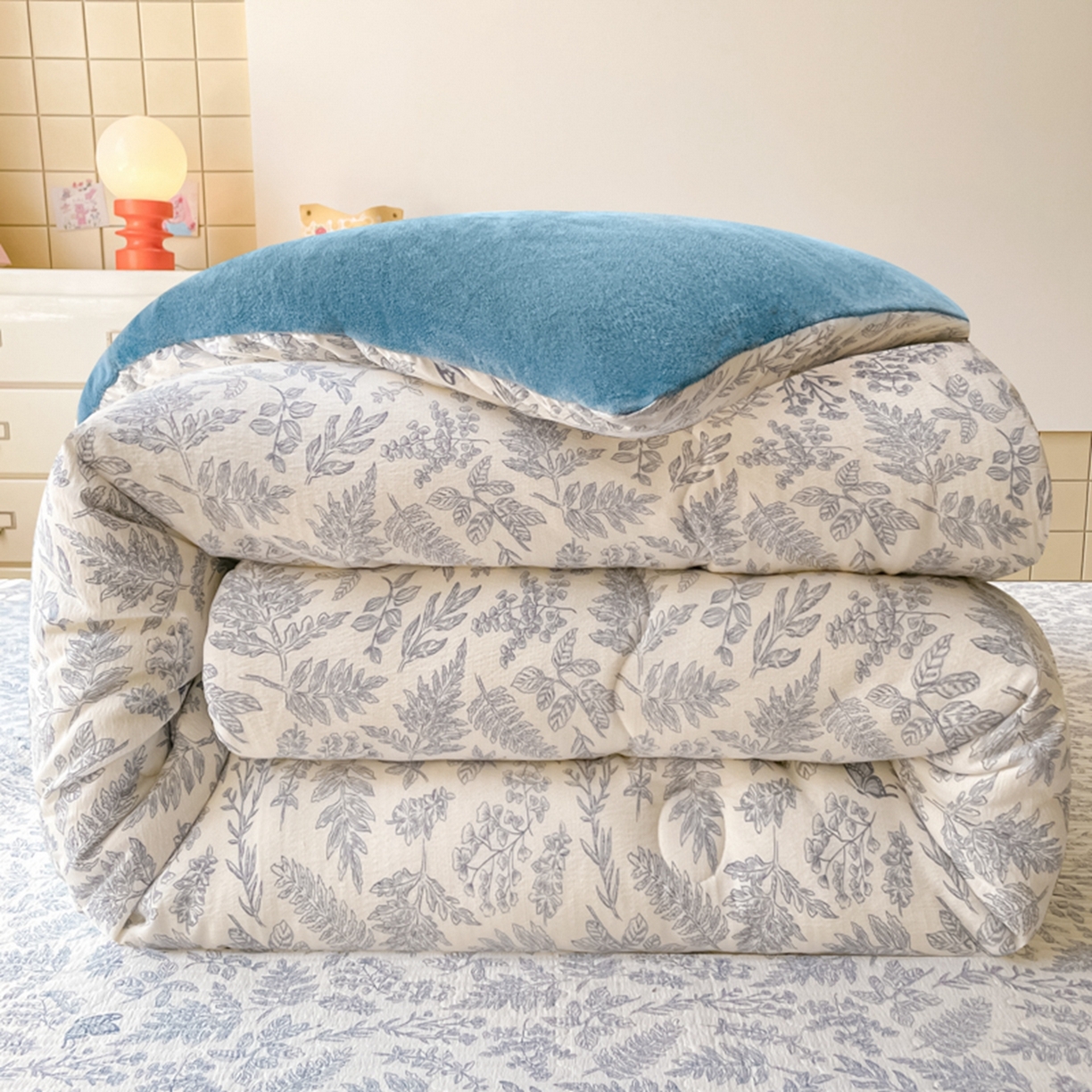 91家纺网 家纺一手货源 找家纺 （总）铺尚美家纺 2025新款A类云感懒人冬季一体被被子被芯床盖四件套