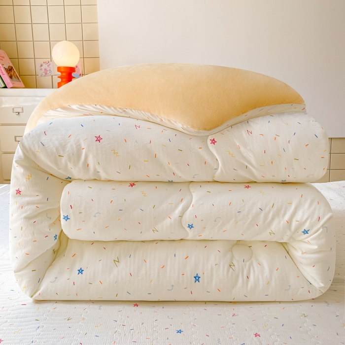 91家纺网 家纺一手货源 找家纺 （总）铺尚美家纺 2025新款A类云感懒人冬季一体被被子被芯床盖四件套