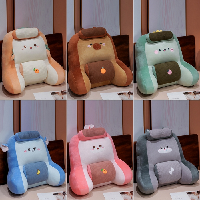 91家纺网 家纺一手货源 找家纺 （总）仟亿莱 2025新款卡通护颈垫多功能腰靠枕