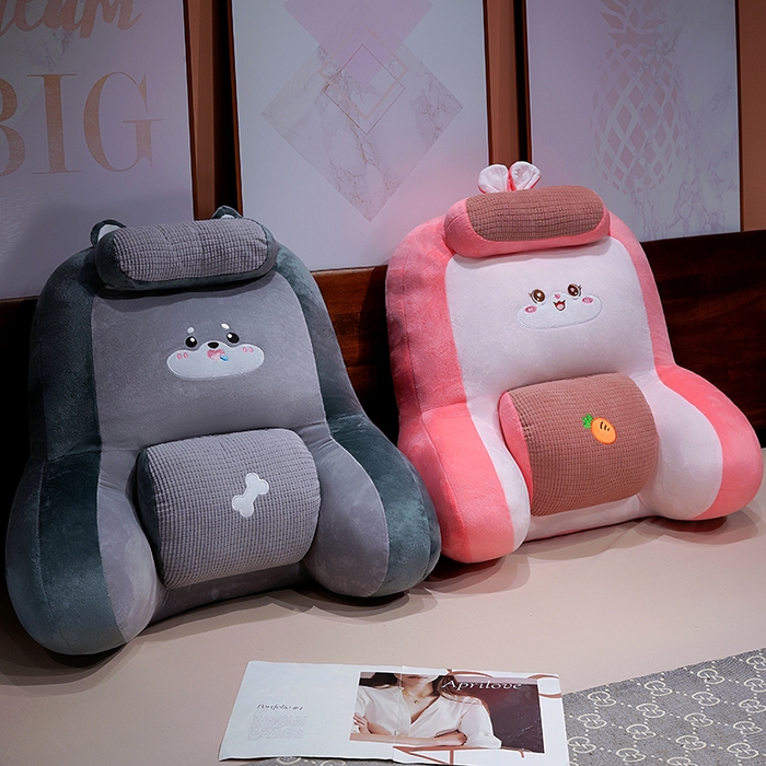 91家纺网 家纺一手货源 找家纺 （总）仟亿莱 2025新款卡通护颈垫多功能腰靠枕