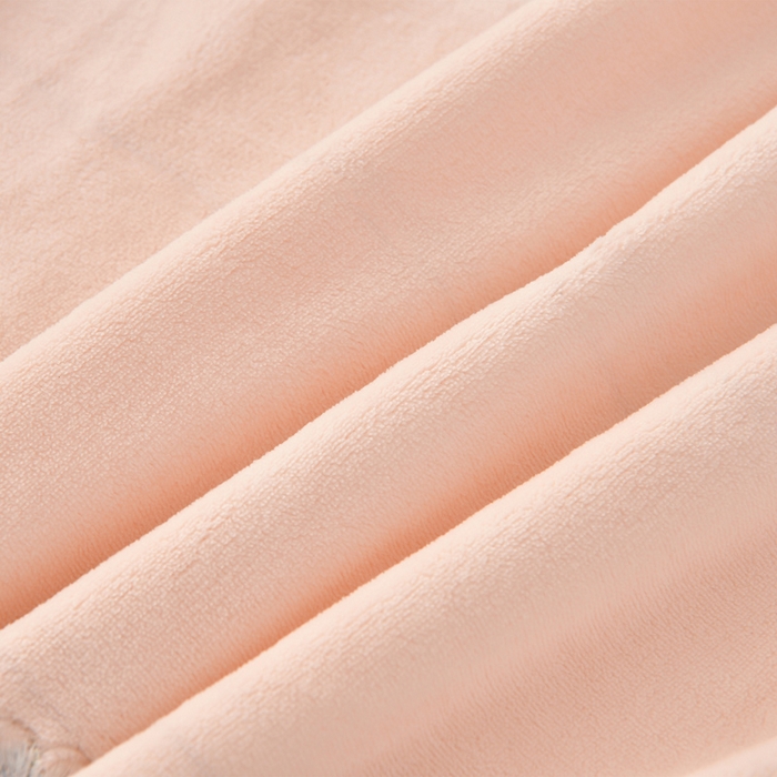 91家纺网 家纺一手货源 找家纺 畅畅家纺 2025新款亲肤舒适冬季刺绣花边保暖牛奶绒四件套-花束 花束-淡粉