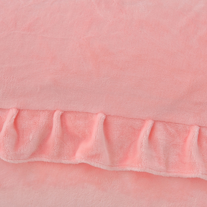 91家纺网 家纺一手货源 找家纺 畅畅家纺 2025新款亲肤舒适冬季刺绣花边保暖牛奶绒四件套-爱心之旅 爱心之旅-浅粉