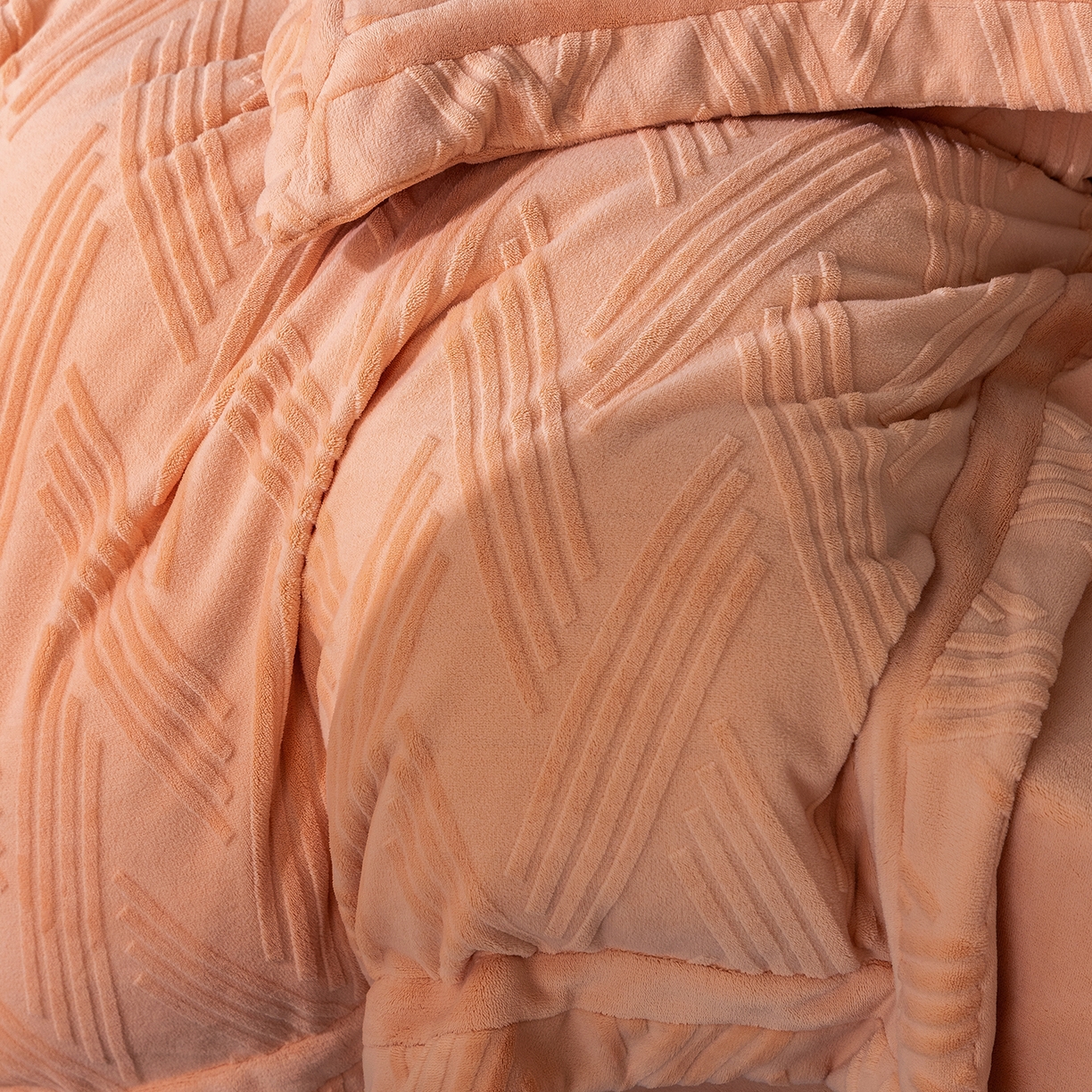 91家纺网 家纺一手货源 找家纺 蓝梦 2025新款全消光雕花牛奶绒四件套-元晞 暖玉