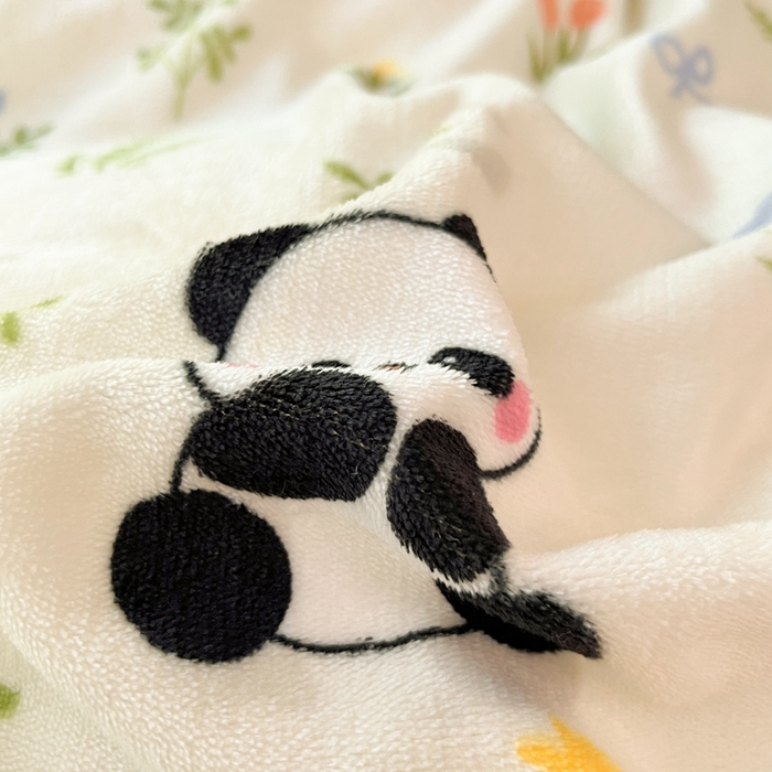 91家纺网 家纺一手货源 找家纺 寻米 2025新款高克重加厚保暖牛奶绒学生宿舍单床笠单件床笠系列二 幸福奶宝