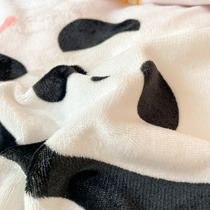 91家纺网 家纺一手货源 找家纺 寻米 2025新款高克重加厚保暖牛奶绒学生宿舍单床笠单件床笠系列二 熊猫桃桃