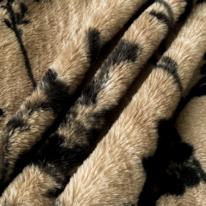 91家纺网 家纺一手货源 找家纺 大麦家纺 25年新款高克重兔毛牛奶绒床盖四件套 花影织梦