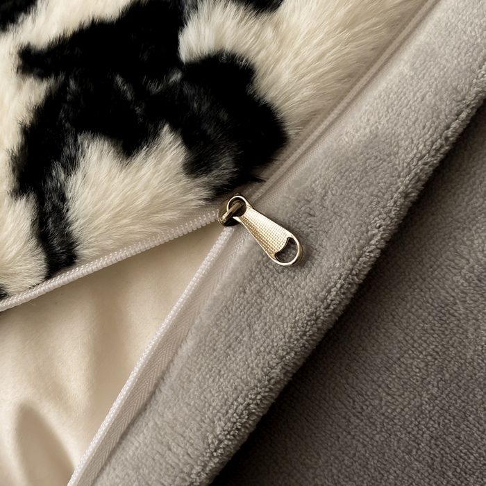 91家纺网 家纺一手货源 找家纺 大麦家纺 25年新款高克重兔毛牛奶绒床盖四件套 十里格桑