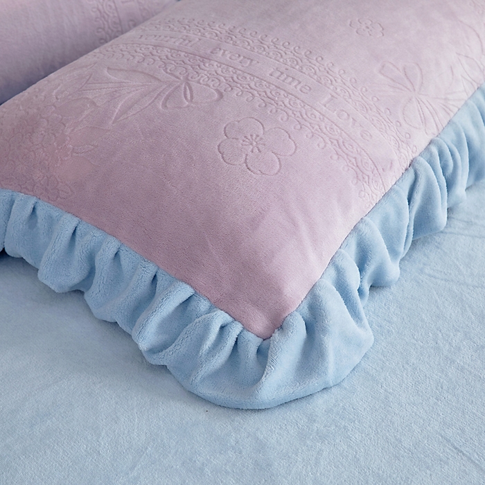 91家纺网 家纺一手货源 找家纺 找底底家纺 2025新款加厚韩版全消光烂花牛奶绒四件套（加厚8斤重   日销20单客户优惠8元） 黛蔻-豆兰