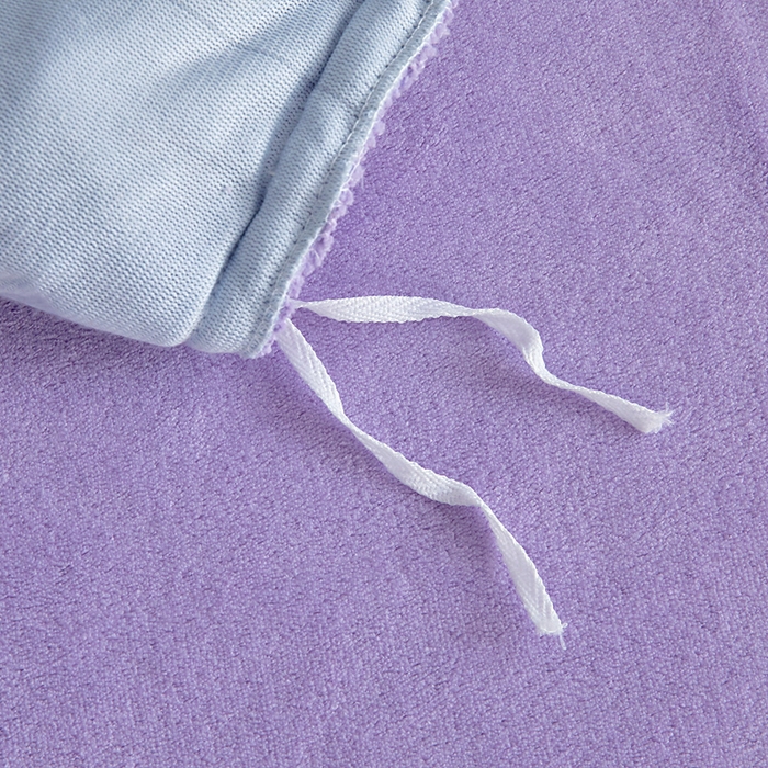 91家纺网 家纺一手货源 找家纺 找底底家纺 2025新款加厚韩版全消光烂花牛奶绒四件套（加厚8斤重   日销20单客户优惠8元） 黛蔻-兰紫