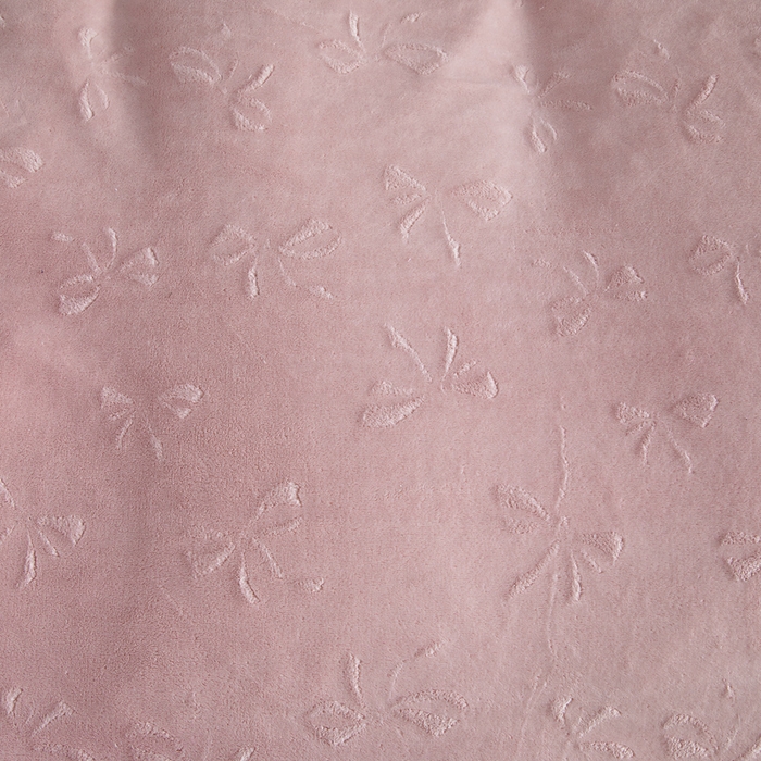 91家纺网 家纺一手货源 找家纺 找底底家纺 2025新款加厚韩版全消光烂花牛奶绒四件套（加厚8斤重   日销20单客户优惠8元） 蝴蝶结-豆沙