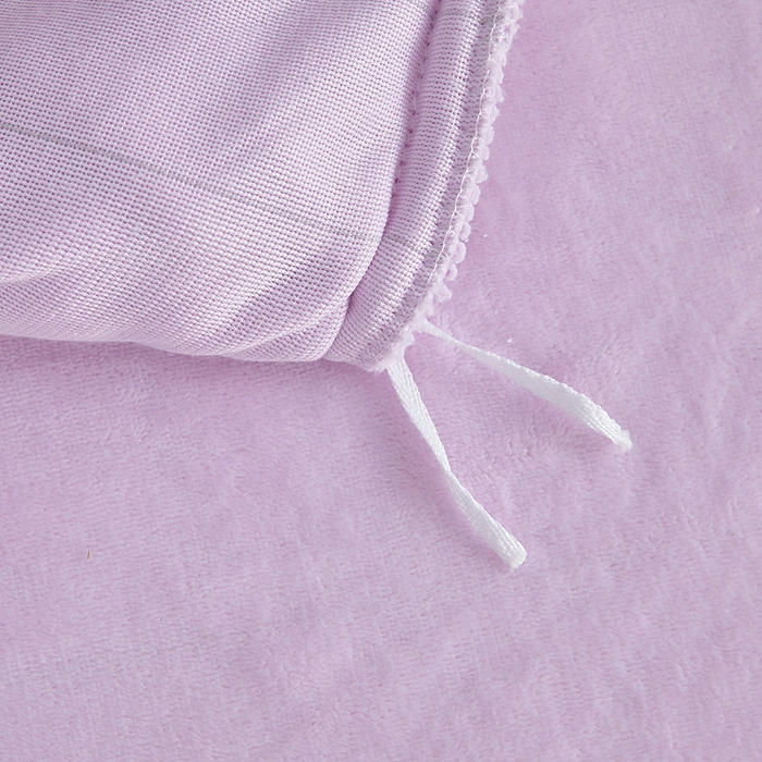 91家纺网 家纺一手货源 找家纺 找底底家纺 2025新款加厚韩版全消光烂花牛奶绒四件套（加厚8斤重   日销20单客户优惠8元） 蝴蝶结-暖紫