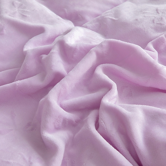 91家纺网 家纺一手货源 找家纺 找底底家纺 2025新款加厚韩版全消光烂花牛奶绒四件套（加厚8斤重   日销20单客户优惠8元） 蝴蝶结-暖紫