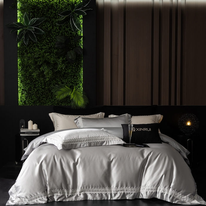 91家纺网 家纺一手货源 找家纺 馨蕊家居 2025秋冬臻品上新高精密四件套-知意 知意-高级灰