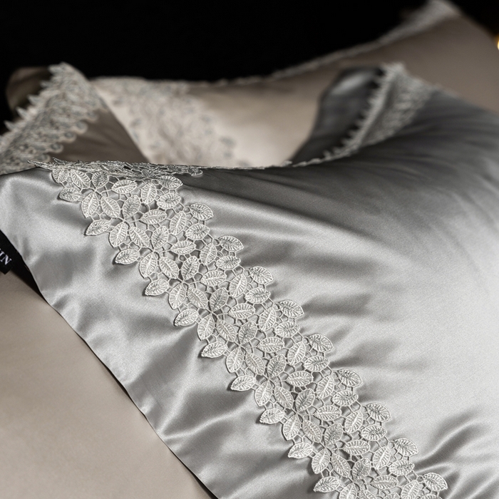 91家纺网 家纺一手货源 找家纺 馨蕊家居 2025秋冬臻品上新高精密四件套-知意 知意-高级灰