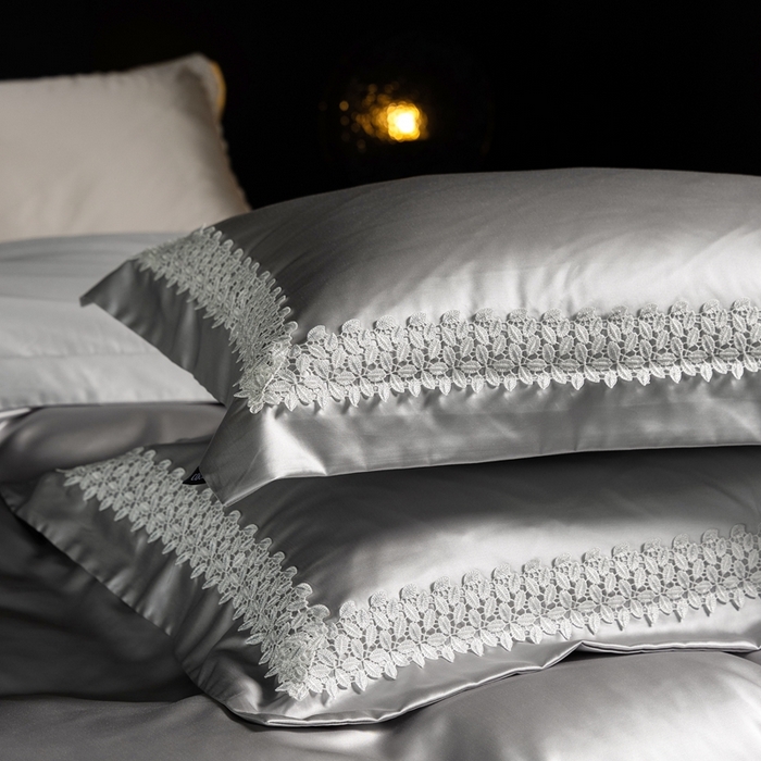 91家纺网 家纺一手货源 找家纺 馨蕊家居 2025秋冬臻品上新高精密四件套-知意 知意-高级灰