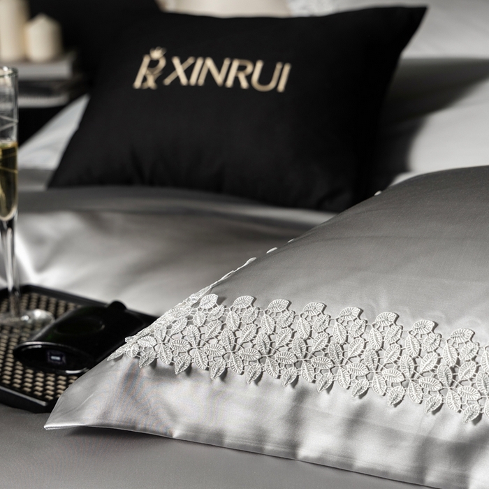 91家纺网 家纺一手货源 找家纺 馨蕊家居 2025秋冬臻品上新高精密四件套-知意 知意-高级灰