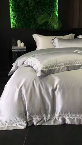 91家纺网 家纺一手货源 找家纺 馨蕊家居 2025秋冬臻品上新高精密四件套-知意 知意-高级灰