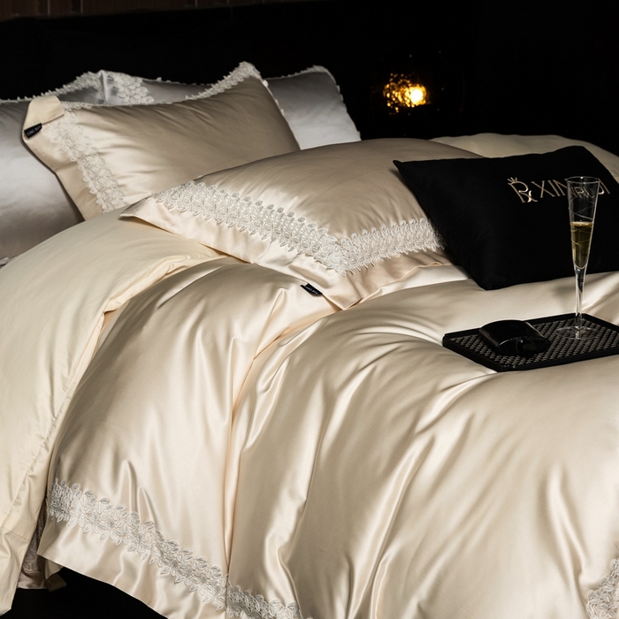 馨蕊家居 2025秋冬臻品上新高精密四件套-知意 知意-香槟