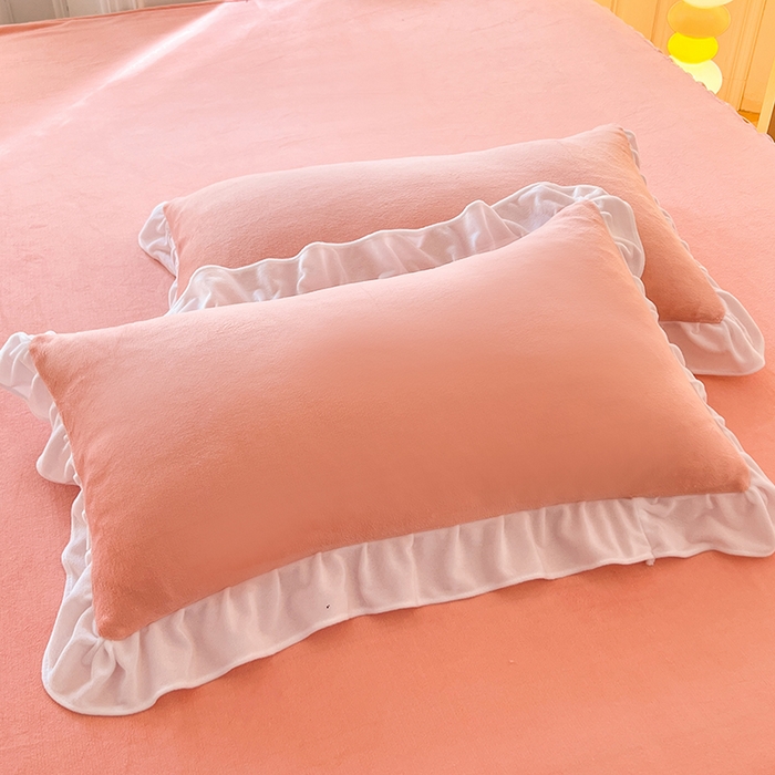 91家纺网 家纺一手货源 找家纺 （总）后庭寝室 2025新款牛奶绒床裙四件套倾城