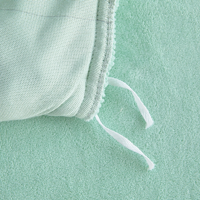 91家纺网 家纺一手货源 找家纺 找底底家纺 2025新款加厚韩版全消光烂花牛奶绒四件套（加厚8斤重   日销20单客户优惠8元） 梦屿-晴绿