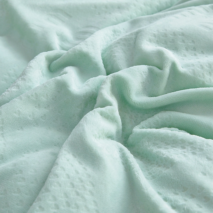 91家纺网 家纺一手货源 找家纺 找底底家纺 2025新款加厚韩版全消光烂花牛奶绒四件套（加厚8斤重   日销20单客户优惠8元） 梦屿-晴绿