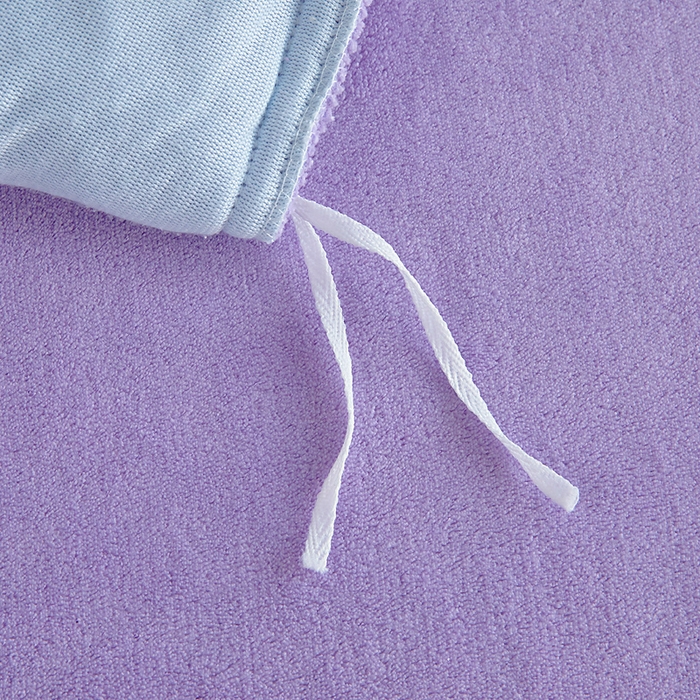 91家纺网 家纺一手货源 找家纺 找底底家纺 2025新款加厚韩版全消光烂花牛奶绒四件套（加厚8斤重   日销20单客户优惠8元） 梦屿-紫兰