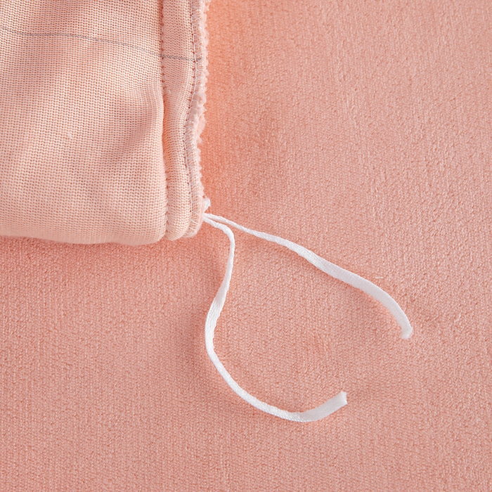 91家纺网 家纺一手货源 找家纺 找底底家纺 2025新款加厚韩版全消光烂花牛奶绒四件套（加厚8斤重   日销20单客户优惠8元） 柔漾-暖桔