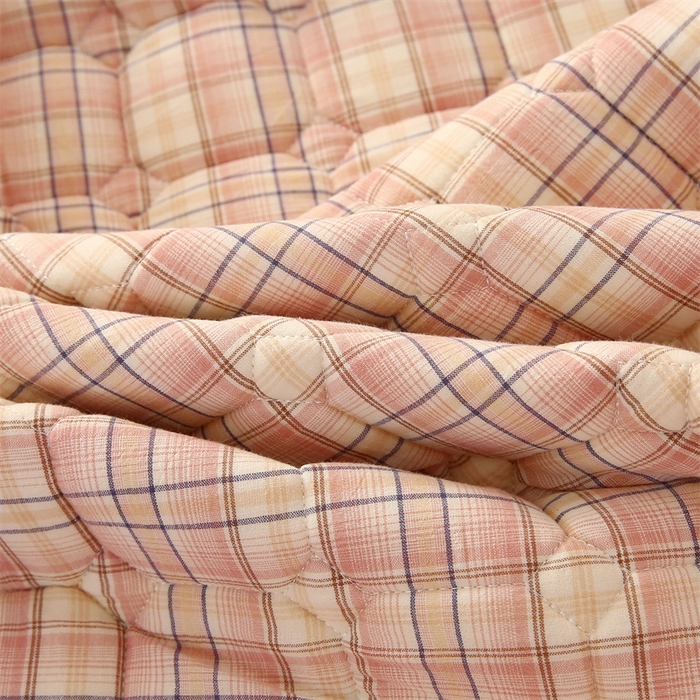 91家纺网 家纺一手货源 找家纺 （总）梵克保罗 2025新款无印风全棉色织水洗棉夹棉床笠