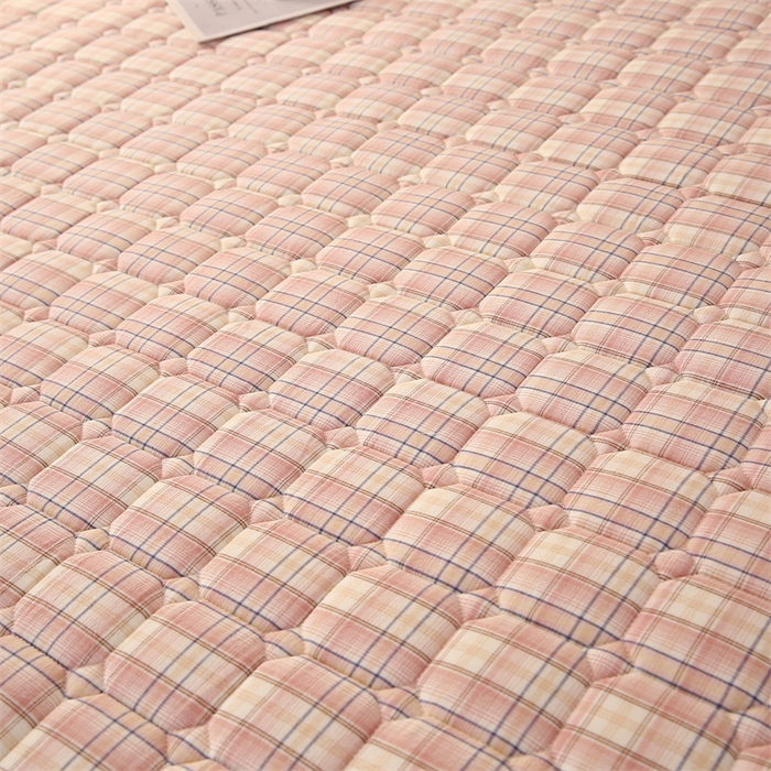 91家纺网 家纺一手货源 找家纺 （总）梵克保罗 2025新款无印风全棉色织水洗棉夹棉床笠