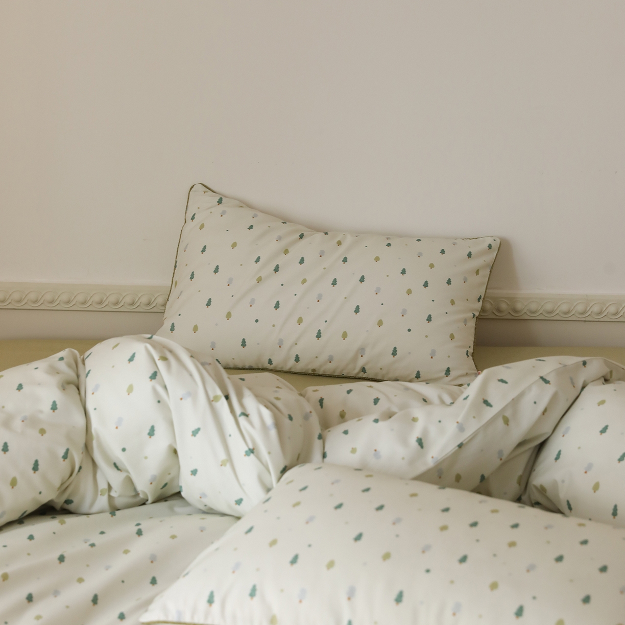 91家纺网 家纺一手货源 找家纺 （总）时年家纺 2025新款全棉纯棉生态磨毛嵌绳款系列四件套