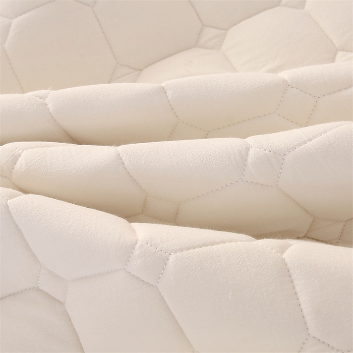 91家纺网 家纺一手货源 找家纺 梵克保罗 2025新款无印风全棉色织水洗棉夹棉床笠 无印纯净白