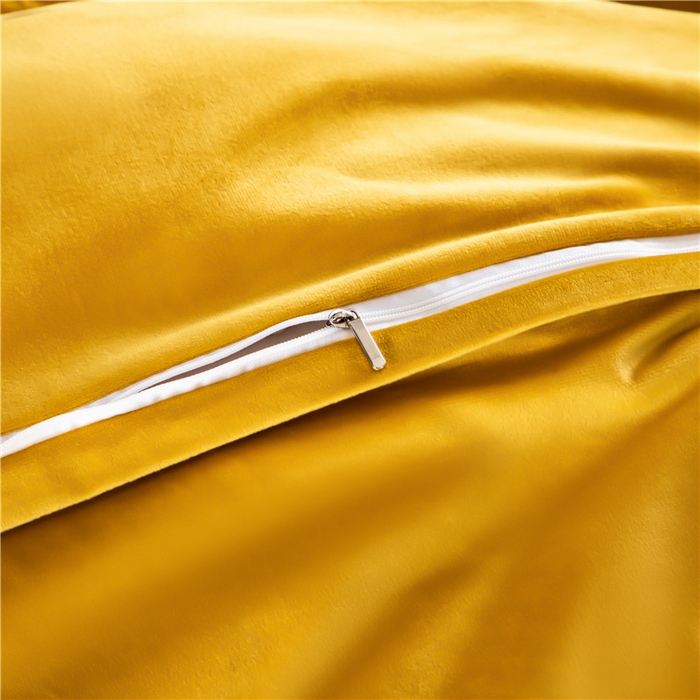 91家纺网 家纺一手货源 找家纺 梵克保罗 2025秋冬新品有氧臻棉绒数码印花9斤单品四件套牛奶绒兔毛绒 雅典-黄