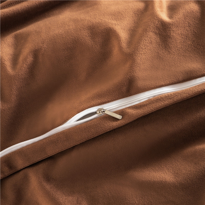 91家纺网 家纺一手货源 找家纺 梵克保罗 2025秋冬新品有氧臻棉绒数码印花9斤单品四件套牛奶绒兔毛绒 柏林-豆沙