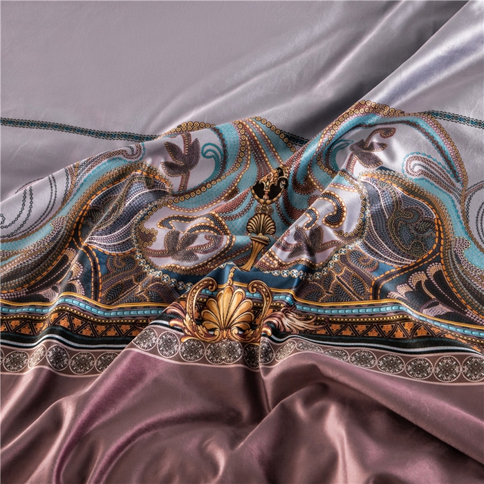 91家纺网 家纺一手货源 找家纺 （总）梵克保罗 2025秋冬新品有氧臻棉绒数码印花9斤单品四件套牛奶绒兔毛绒