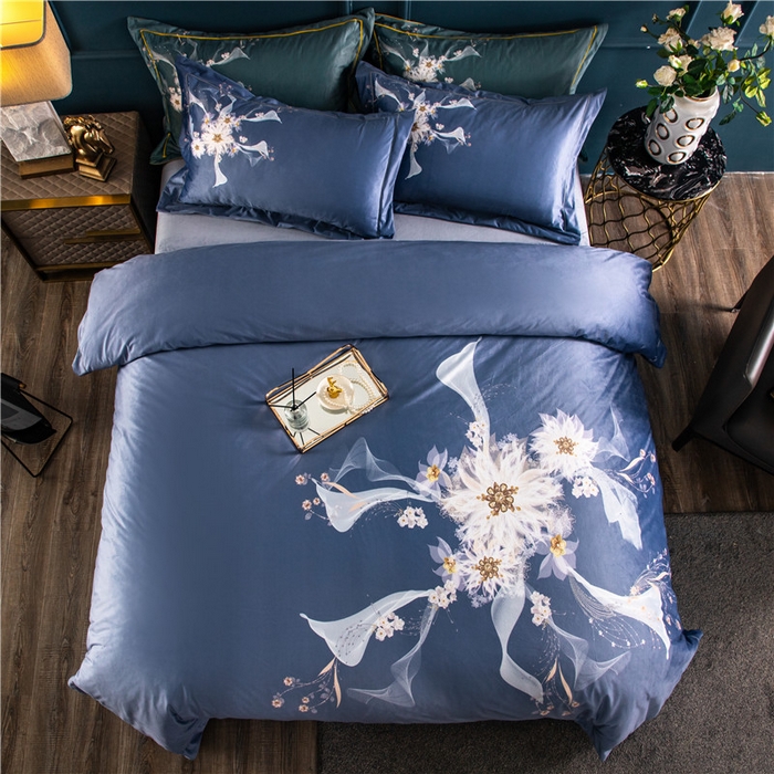 91家纺网 家纺一手货源 找家纺 梵克保罗 2025秋冬新品有氧臻棉绒数码印花9斤单品四件套牛奶绒兔毛绒 菲欧娜-兰