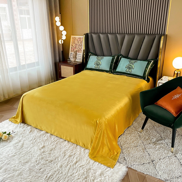 91家纺网 家纺一手货源 找家纺 梵克保罗 2025秋冬新品有氧臻棉绒数码印花9斤单品四件套牛奶绒兔毛绒 泰迪熊-墨绿