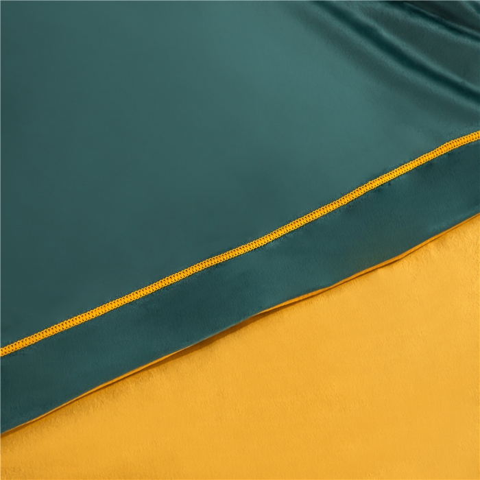 91家纺网 家纺一手货源 找家纺 梵克保罗 2025秋冬新品有氧臻棉绒数码印花9斤单品四件套牛奶绒兔毛绒 祖玛珑-绿