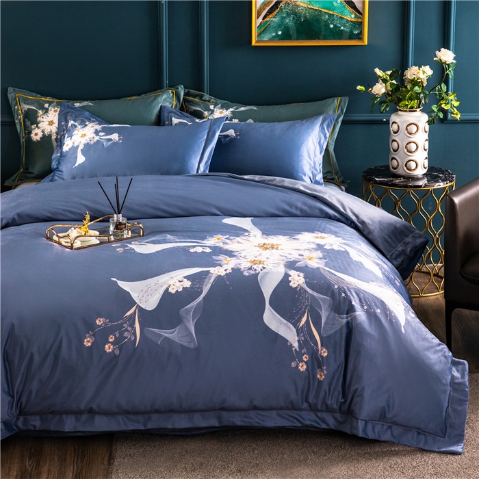 91家纺网 家纺一手货源 找家纺 梵克保罗 2025秋冬新品有氧臻棉绒数码印花9斤单品四件套牛奶绒兔毛绒 菲欧娜-兰