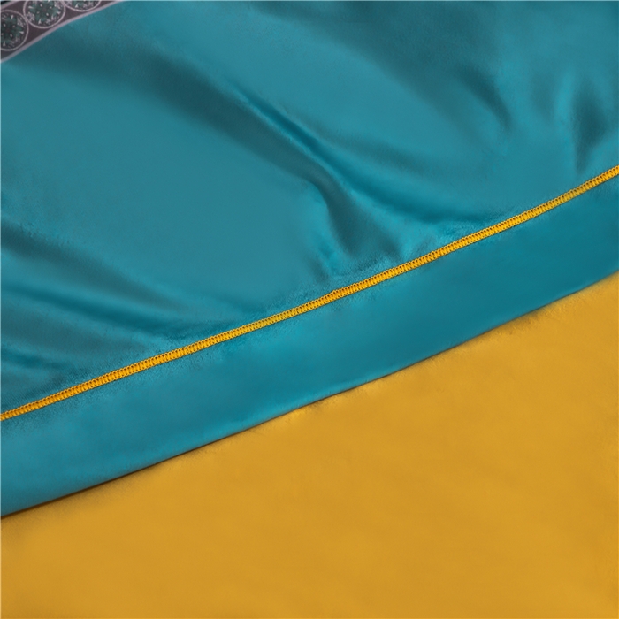 91家纺网 家纺一手货源 找家纺 梵克保罗 2025秋冬新品有氧臻棉绒数码印花9斤单品四件套牛奶绒兔毛绒 柏林-兰