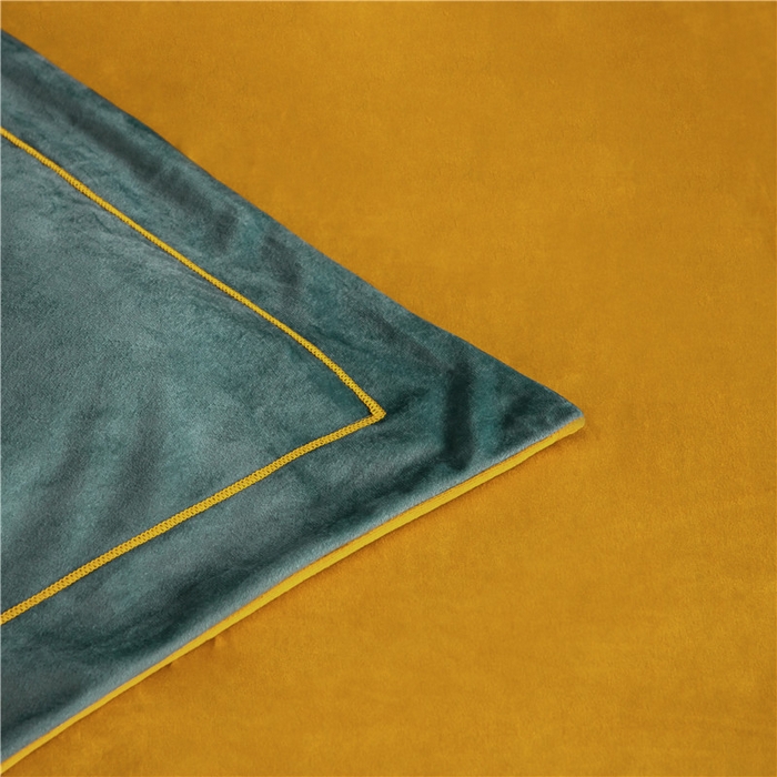 91家纺网 家纺一手货源 找家纺 梵克保罗 2025秋冬新品有氧臻棉绒数码印花9斤单品四件套牛奶绒兔毛绒 菲欧娜-绿