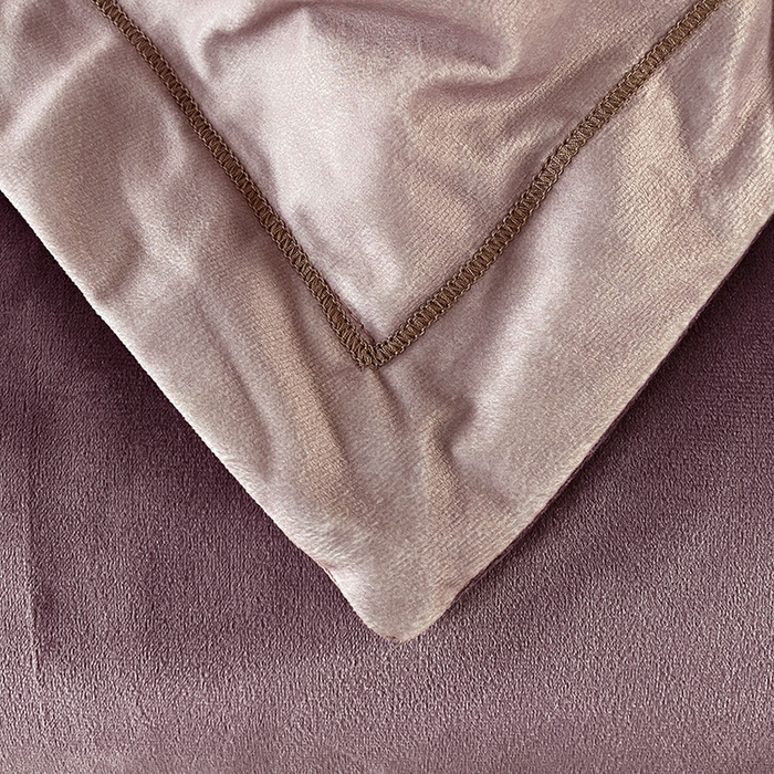 91家纺网 家纺一手货源 找家纺 梵克保罗 2025秋冬新品有氧臻棉绒数码印花9斤单品四件套牛奶绒兔毛绒 流金岁月-豆沙