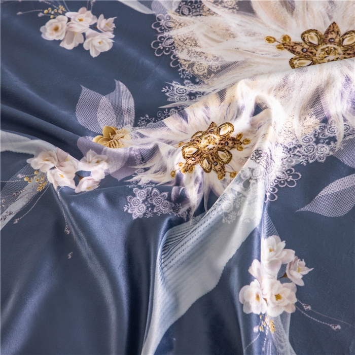 91家纺网 家纺一手货源 找家纺 梵克保罗 2025秋冬新品有氧臻棉绒数码印花9斤单品四件套牛奶绒兔毛绒 菲欧娜-兰