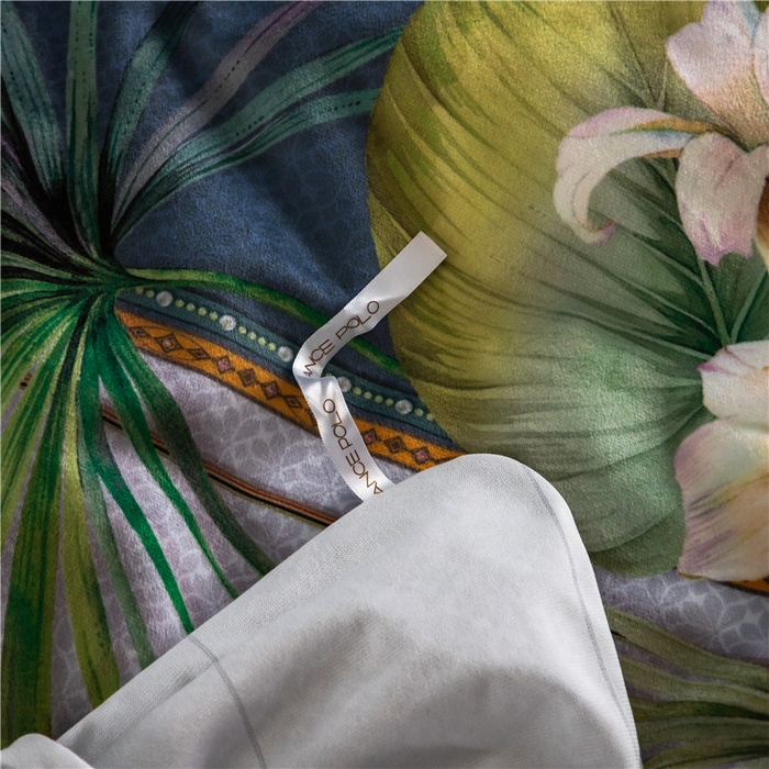 91家纺网 家纺一手货源 找家纺 梵克保罗 2025秋冬新品有氧臻棉绒数码印花9斤单品四件套牛奶绒兔毛绒-单品系列 罗森堡-灰