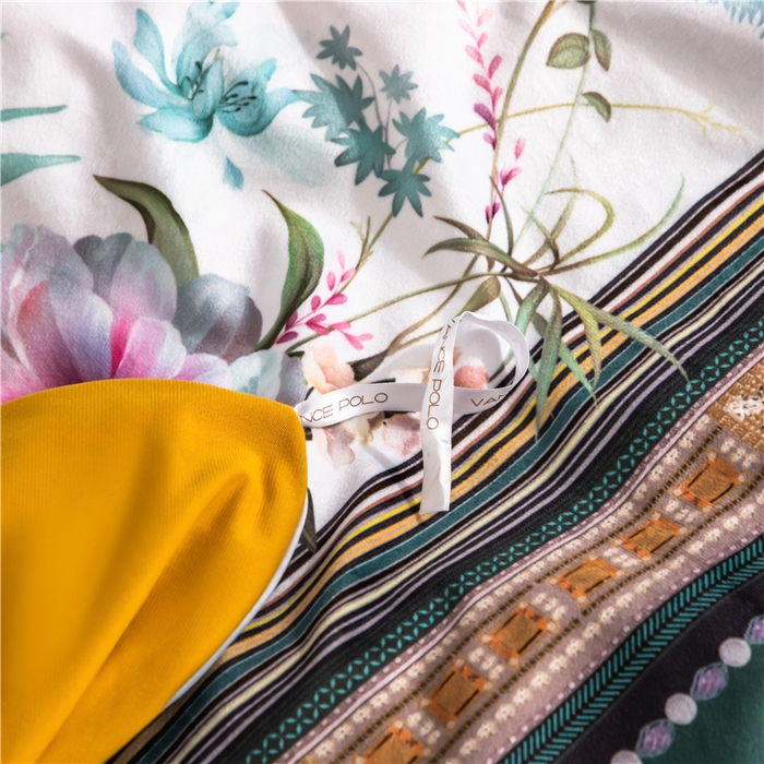 91家纺网 家纺一手货源 找家纺 梵克保罗 2025秋冬新品有氧臻棉绒数码印花9斤单品四件套牛奶绒兔毛绒-单品系列 祖玛珑-绿