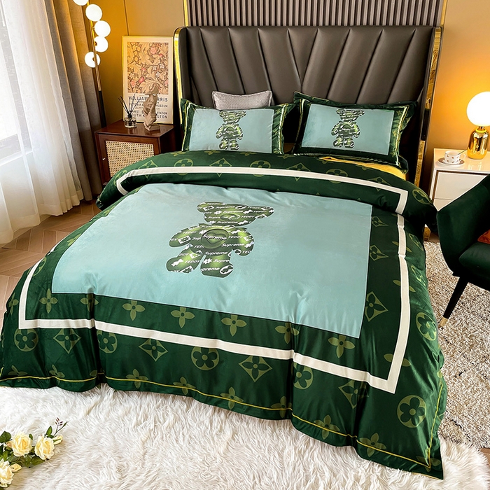 91家纺网 家纺一手货源 找家纺 （总）梵克保罗 2025秋冬新品有氧臻棉绒数码印花9斤单品四件套牛奶绒兔毛绒-单品系列