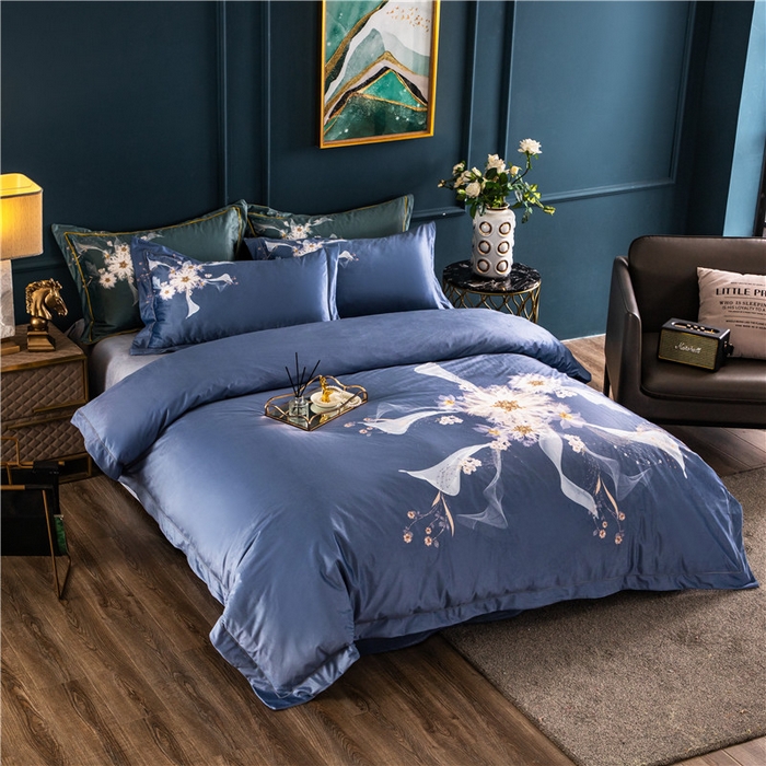 梵克保罗 2025秋冬新品有氧臻棉绒数码印花9斤单品四件套牛奶绒兔毛绒-单品系列 菲欧娜-兰