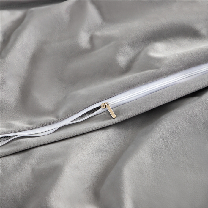 91家纺网 家纺一手货源 找家纺 梵克保罗 2025秋冬新品有氧臻棉绒数码印花9斤单品四件套牛奶绒兔毛绒-单品系列 莱恩-灰