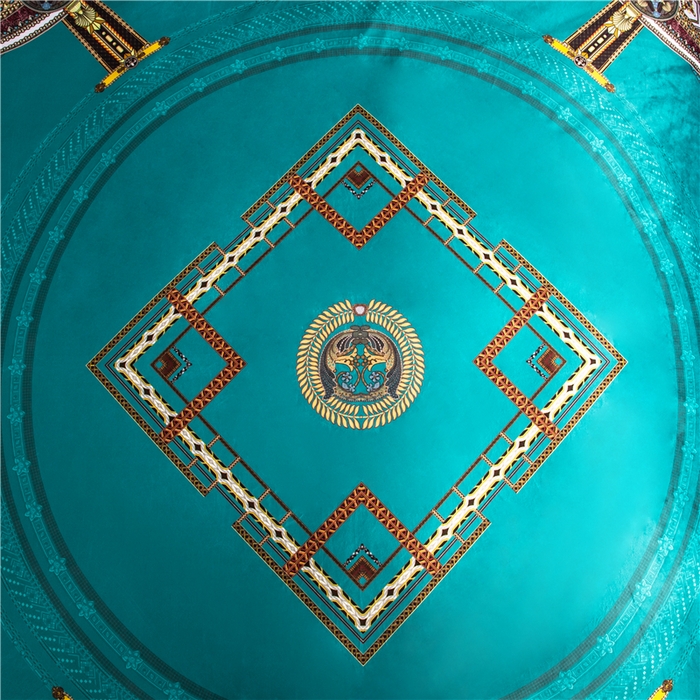 91家纺网 家纺一手货源 找家纺 梵克保罗 2025秋冬新品有氧臻棉绒数码印花9斤单品四件套牛奶绒兔毛绒-单品系列 卡戴珊-兰